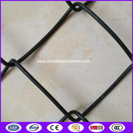 4m tall Black Vinly  Chain Link Fence for Security made in china