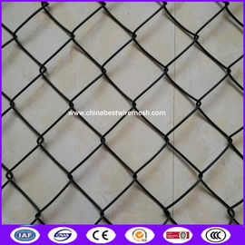 Black Color PVC Chain Link Fence 50mm*50mm made in cina