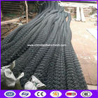4m tall Black Vinly  Chain Link Fence for Security made in china