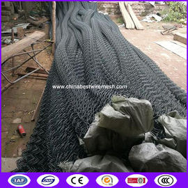 Black Color PVC Chain Link Fence 50mm*50mm made in cina