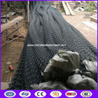 Black Vinly and Electro Galvanized Chain Link Fence for Security