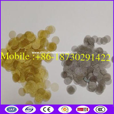 Brass Tobacco Pipe Filter Screen Mesh to Prevent Debris Build Up During Use