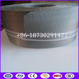 100mm height 10 meter long belt mesh for plastic extruder changer machine