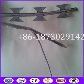 1-6 Meter Long Straight Line Concertina Razor Babred Wire Used In Electricity Fence