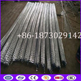 Stainless Steel Concertina Razor Barbed Wire In Straight Line