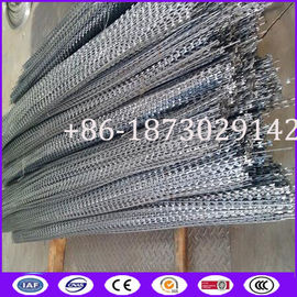 4 Meter Long Conertina Electricity Fence Barbed Wire In Straight Line