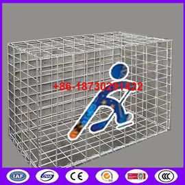 4 feet high, 4 feet deep  by 8 feet length welded gabion basket building a retention wall