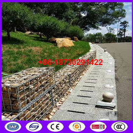 1 m high Professional Welded Wire Galfan Galvanised 75mm x 75mm Mesh Type Gabion for wall