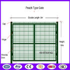 Double piece of door opening Peach Shape tube fence gate from China as fence application