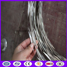 600 MM outside diameter Barb Tape Concertina razor wire CBT 65 SS 304 (Stainless Steel) with Heavy Galv. Core wire