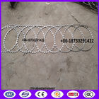 500mm coil diameter flat panel razor wire for wall top installation