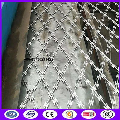 High security welded razor wire mesh with blade type BTO-22 made in China