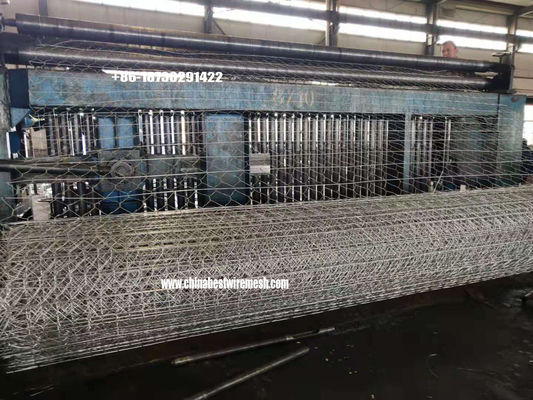 Reinforced gabion /hexagonal mesh net in the construction of highway white to black made in china