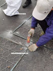 Galvanized reinforced hexagonal mesh asphalt pavement subgrade