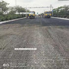 Galvanized reinforced hexagonal mesh asphalt pavement subgrade