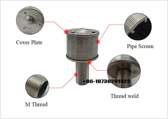 Wedge wire screen sand filter nozzle Made in china