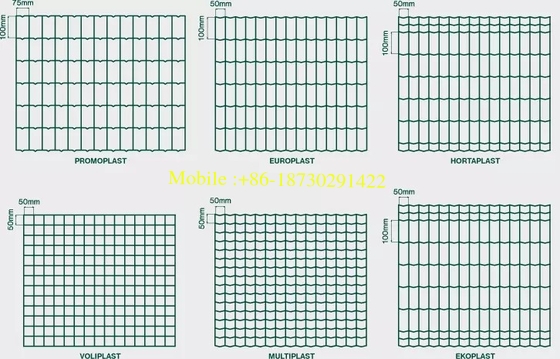 100 X 50 mm Green Plastic Coated Holland Garden Wire Mesh