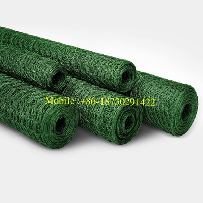 40mmx40mm PVC Coated Hexagonal Chicken Wire Mesh