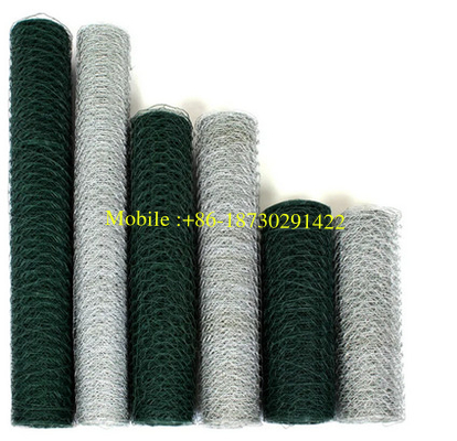 40mmx40mm PVC Coated Hexagonal Chicken Wire Mesh