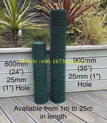 PVC Coated Hexagonal Wire Netting / Chicken Wire Mesh