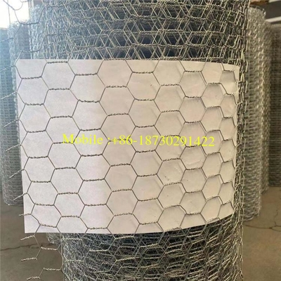 Hexagonal Wire Mesh Hot Dipped Galvanized After Weaving