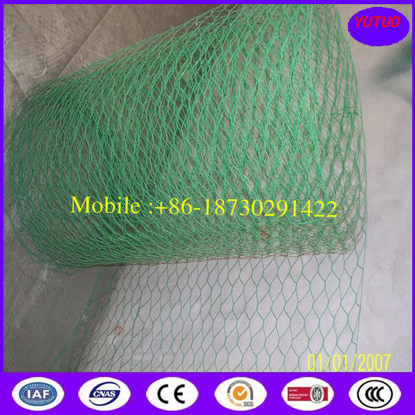 20 Gauge Black ,Green ,Blue PVC Coated chicken Wire Mesh Zinc For Rabbit
