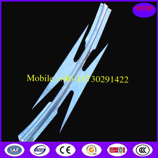 Cbt-60 Razor Wire Concertina, Harpoon Profile Razor, Fish Hook Blade Razor Ribbon