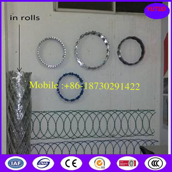 Spiral Concertina Razor Wire/Spiral Barbed Wire Bto10, 18, 22, 30, Cbt 60.65
