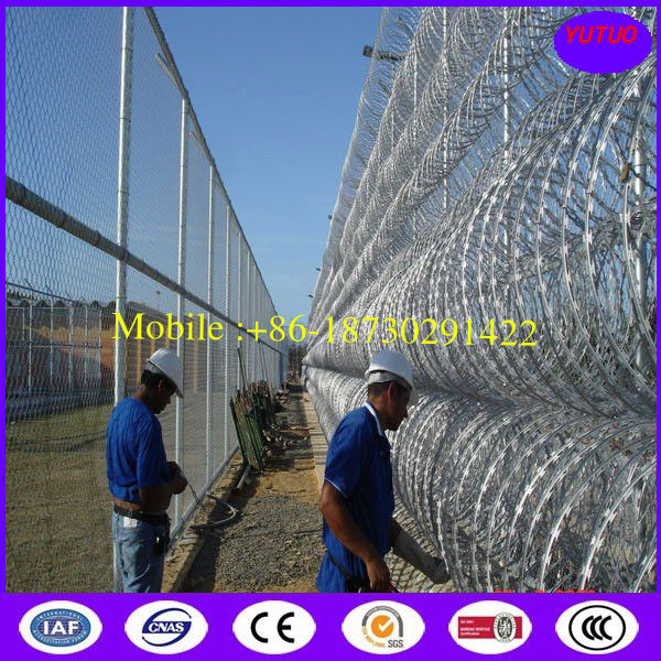 450mm/600mm/900mm/1050mm Hot Dipped Galvanized Concertina Razor Barbed Wire for Protecting