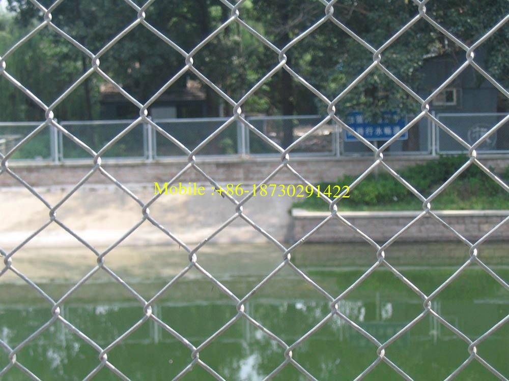 1.8 MM HOLE SIZE 50x50mm galvanized chain link fence