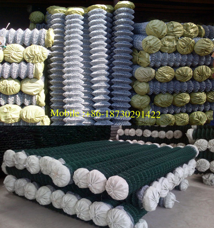 smooth & beautiful Chain Link Fence/diamond shape wire mesh(factory)