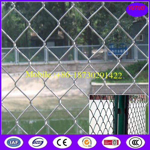 ISO9001:2008good quality 3.5mm wire 6 foot chain link fencing