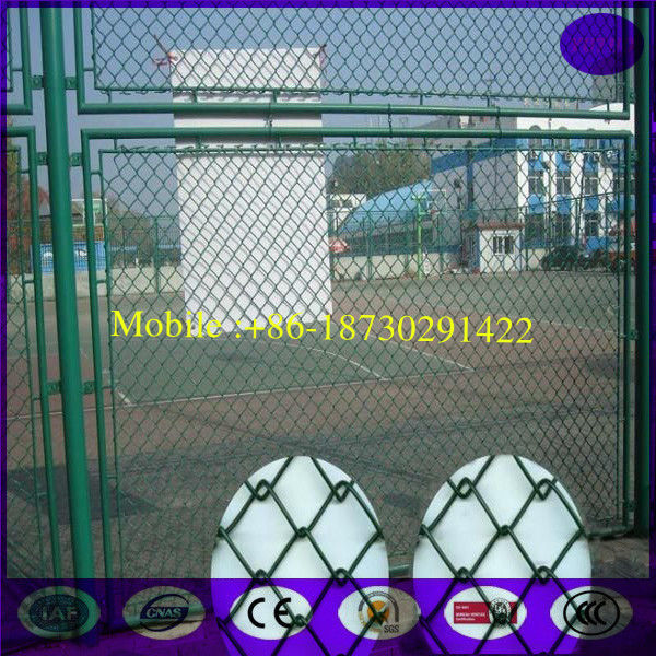 China supply Heavy duty 6 feet galvanized vinyl coated or PVC coated chain link fence