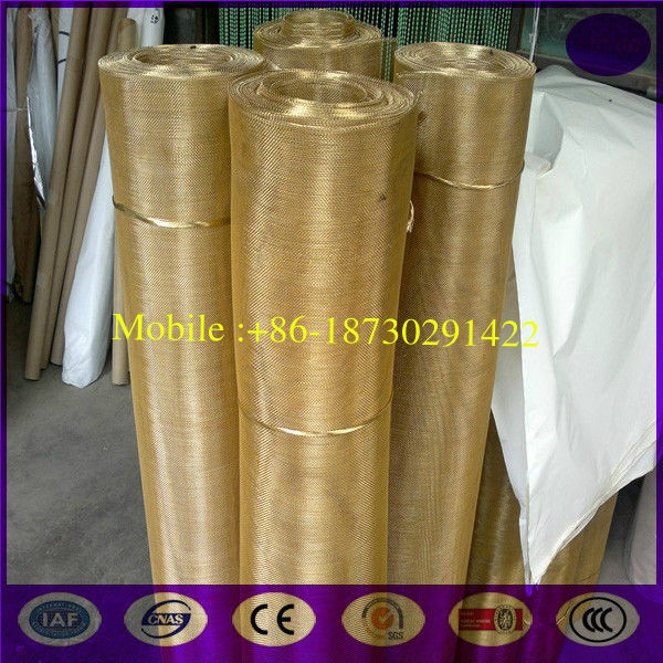 16 mesh ,wire dia 0.4mm, aperture 1.18mm plain weave brass wire mesh