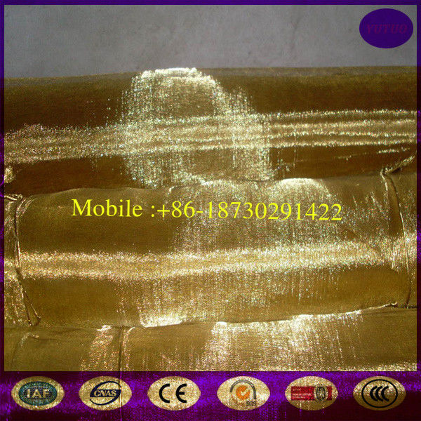 Brass wire mesh 100 mesh x0.1mm for beautiful decoration  made in china