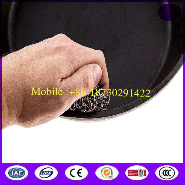 Metal Ring chainmail scrubber for pan cleaning  from china supplier