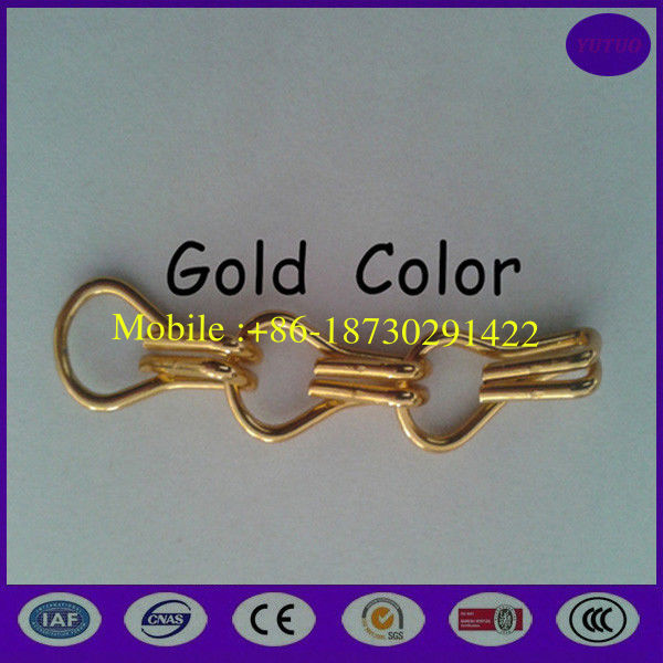 Gold color Aluminium Chain Door Fly Screen - Stripes from china honest dealer