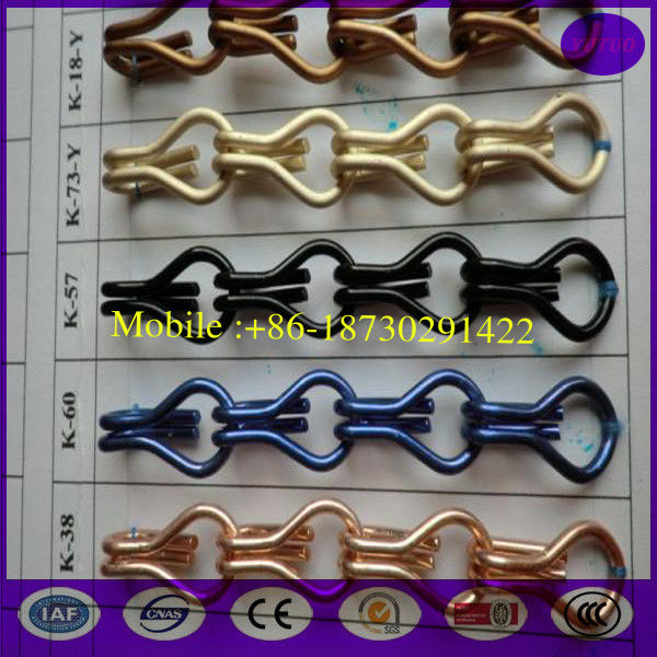 Colorful Metal curtain for room divider and door curtains
