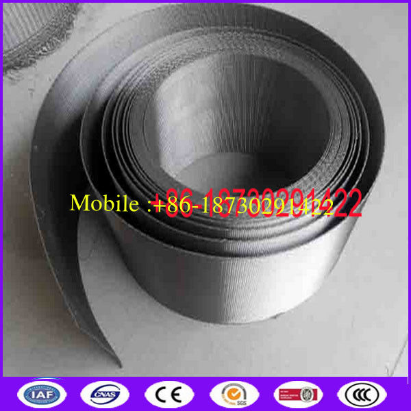 Reverse Dutch Twill Weave Ribbon Style Mesh Filter Belt For Continuous Screen Changers