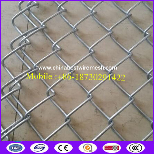 ASTM 392 standard chain link fence with 1.2 oz zinc mass for fence