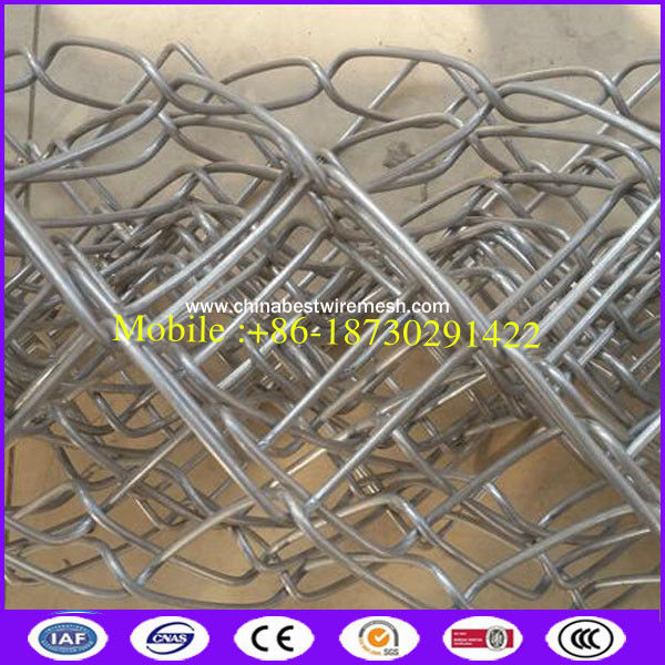 ASTM A392 standard hot galvanized Chain link fencing 80X80mm with CE certificate for dumpster enclosures