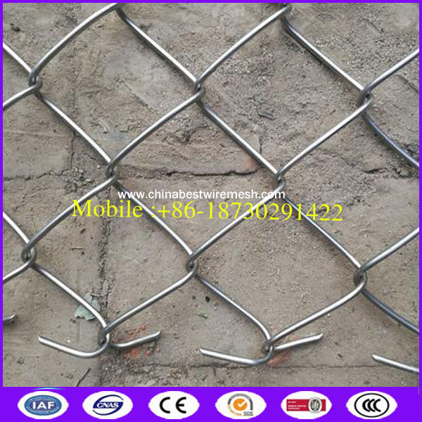 ASTM A392 Standard 2 3/8 inch Diamond cyclone fencing for stringent nuclear plants for the United State
