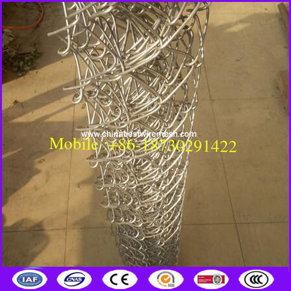 zinc coating 6 x 6 Thick heavy chain link fence mesh roll for  function Dog Kennels