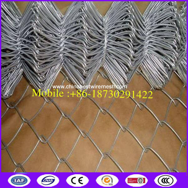 Supply 6ft High Heavy Zinc Coated Temporary PVC coated for playground garden highway Construction Chain link fence