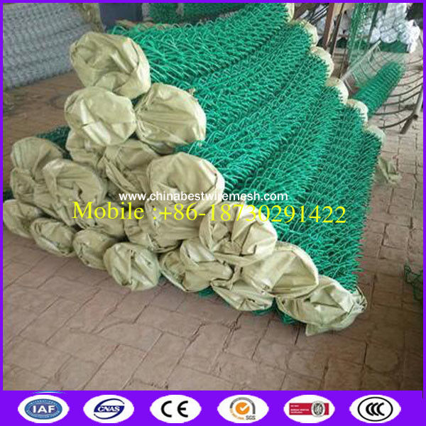Green color 60x60 opening black chain link fence cost for architecture