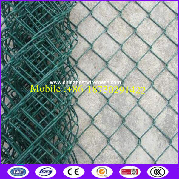 PVC coated chain link fence for airport or border fencing made in china