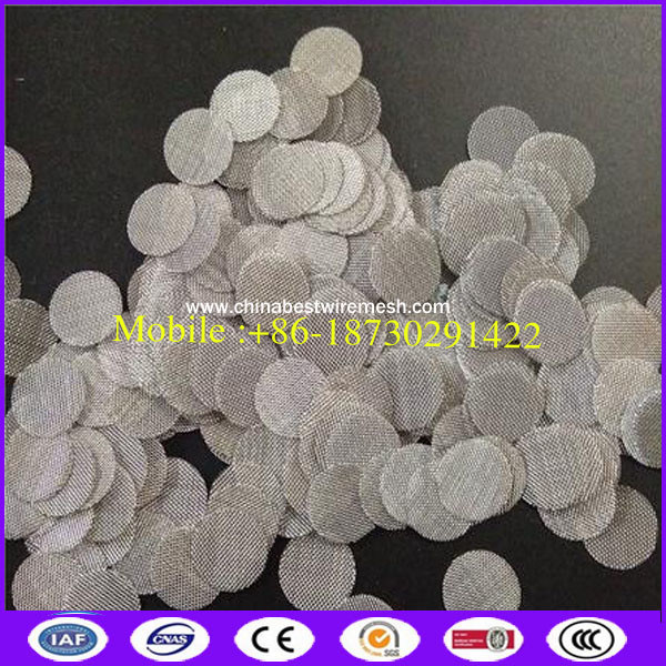Smooth Surface Tobacco Smoke Filter Screen Mesh Prevent Clogging For Pipe