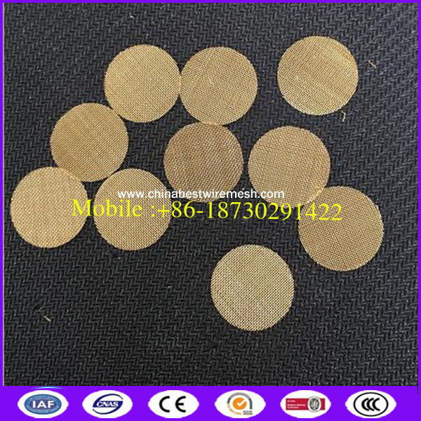 Stainless Steel and Brass Tobacco Pipe Filter Screens for Efficient Burn Assistance