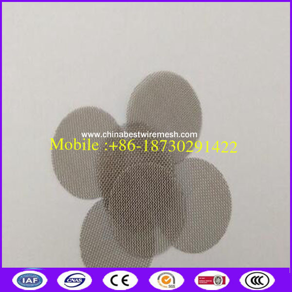 Stainless 304 Brass Wire Tobacco Pipe Filter Screen Mesh Smoking Accessories ISO CE Certified