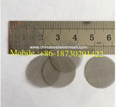 Best price stainless steel smoking pipe screen/ smoking filter/silver filter screens